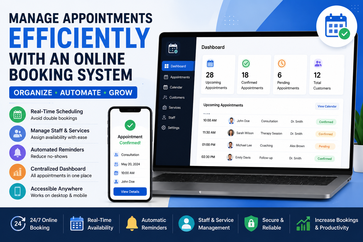Manage Appointments Efficiently with an Online Booking System